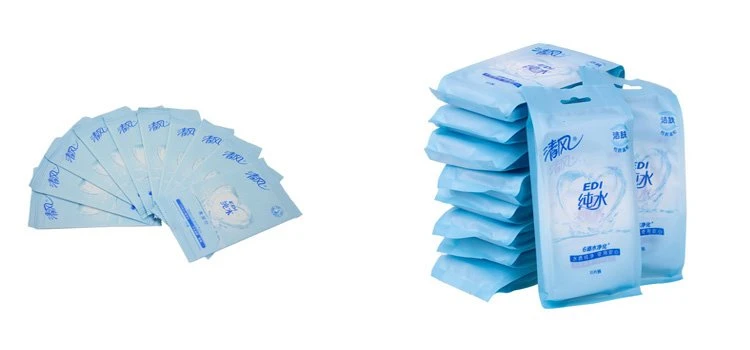 Single wet wipe packing machine
